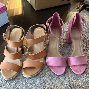 2 pairs Old Navy Women's Sandals